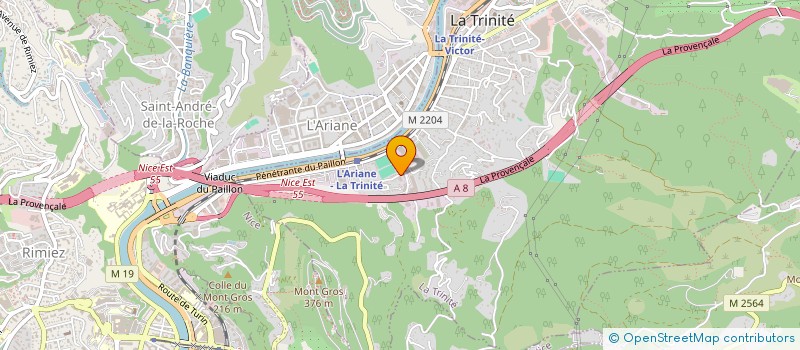 localisation de l'entreprise TRINITE AUTO BILAN à LA TRINITE