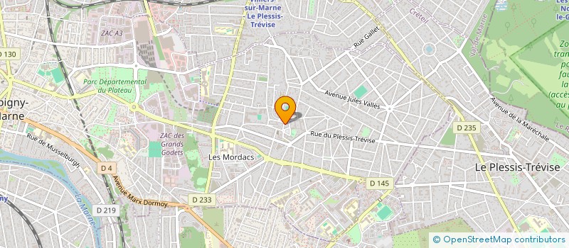 localisation de l'entreprise TRINITE BATIMENT à CHAMPIGNY-SUR-MARNE