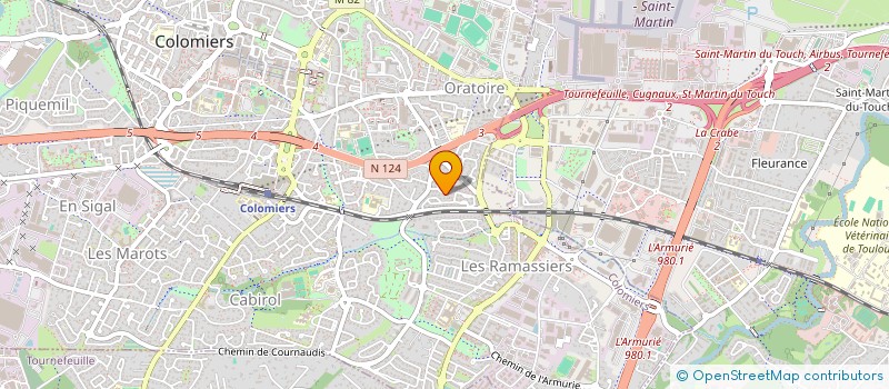 localisation de l'entreprise TRINITE FRANCE à COLOMIERS