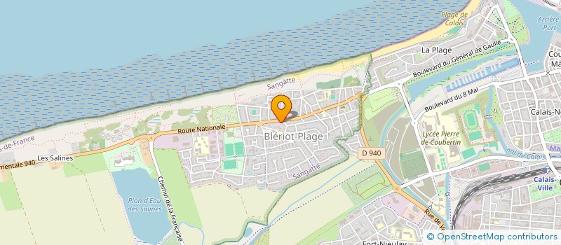 localisation de l'entreprise TRINITE GEO  SANGATTE