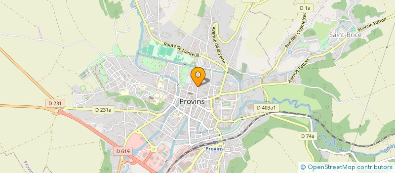 localisation de l'entreprise TRINITI à PROVINS