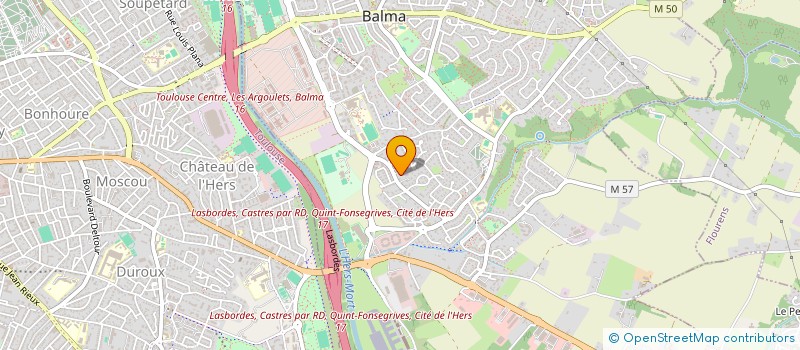 localisation de l'entreprise TRINITY à BALMA