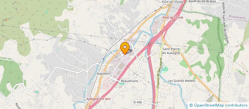 localisation de l'entreprise TRINITY DIET à AUBAGNE