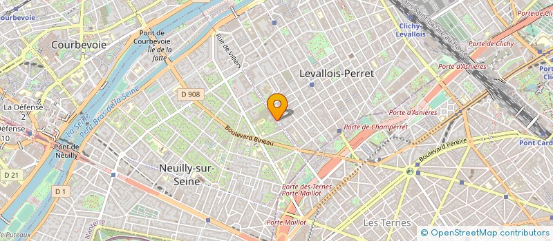 localisation de l'entreprise TRINITY FILMS à NEUILLY-SUR-SEINE