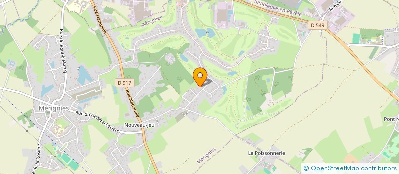 localisation de l'entreprise TRINITY FORMATION  MERIGNIES