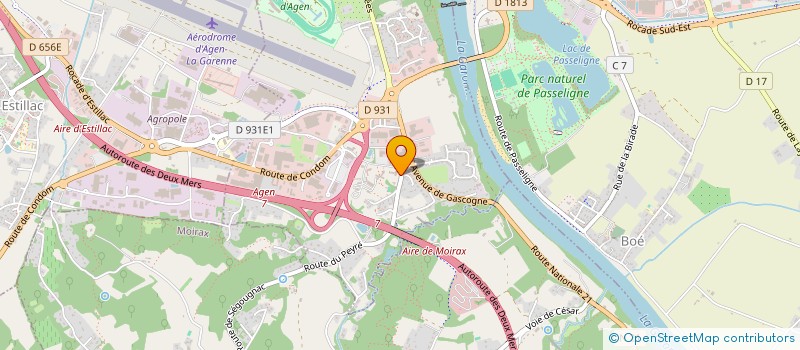 localisation de l'entreprise TRINITY MOTORS  LE PASSAGE