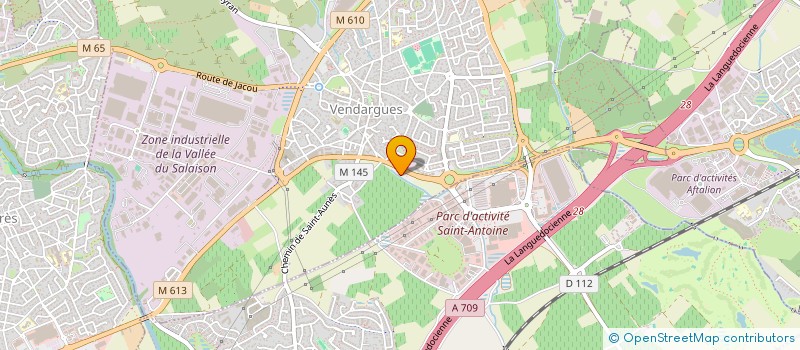 localisation de l'entreprise TRINOME à VENDARGUES