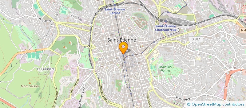 localisation de l'entreprise TRINOME HOLDING  SAINT-ETIENNE
