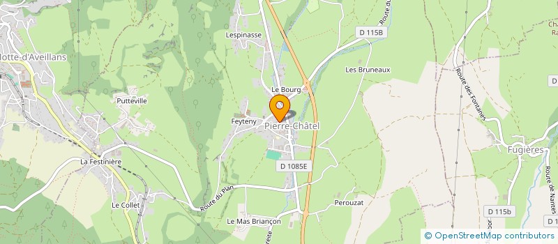 localisation de l'entreprise TRINOVAS  PIERRE-CHATEL