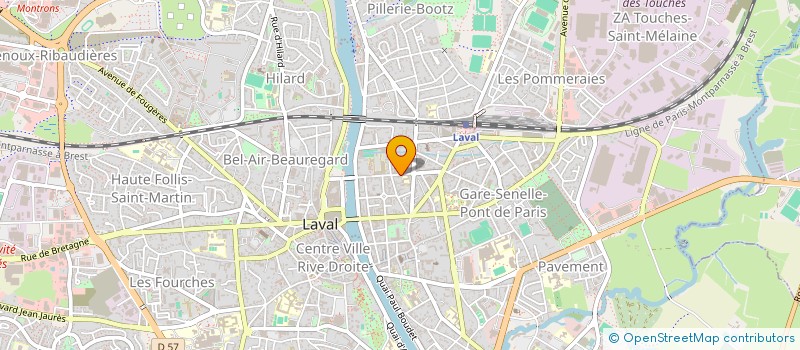 localisation de l'entreprise TRINQUENET à LAVAL