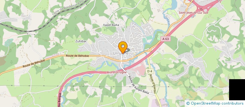 localisation de l'entreprise TRINQUET DONGAITZ EURL à URRUGNE