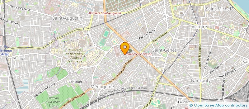 localisation de l'entreprise TRINQUET MODERNE  BORDEAUX