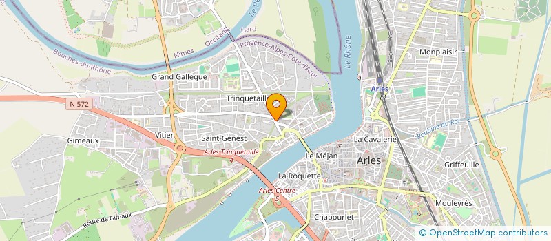 localisation de l'entreprise TRINQUETAILLE AUTO  ARLES