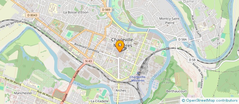 localisation de l'entreprise TRIO à CHARLEVILLE-MEZIERES