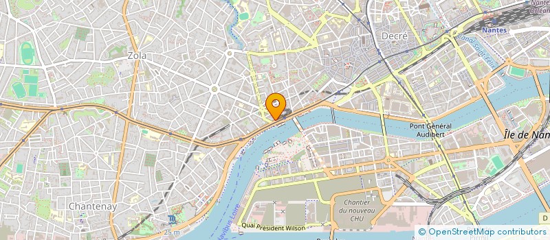localisation de l'entreprise TRIO à NANTES