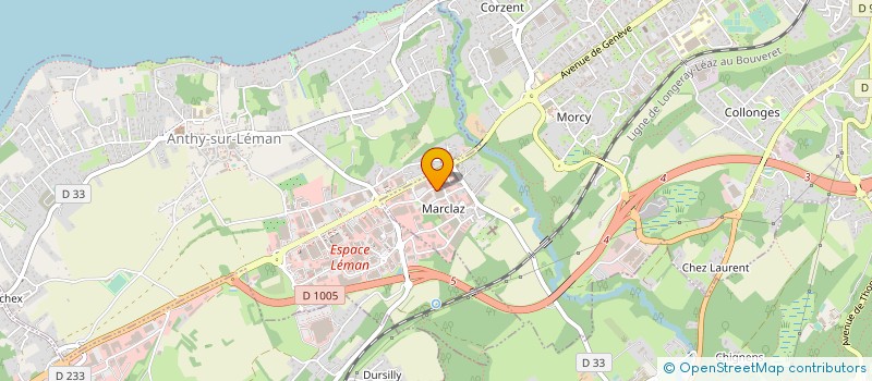 localisation de l'entreprise TRIO à THONON-LES-BAINS