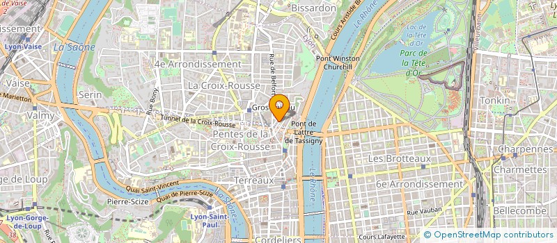 localisation de l'entreprise TRIO A CORTE à LYON