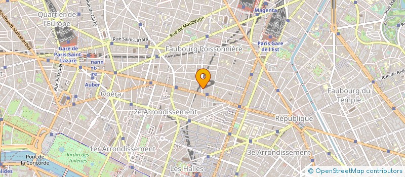 localisation de l'entreprise TRIO ASSOCIES à PARIS