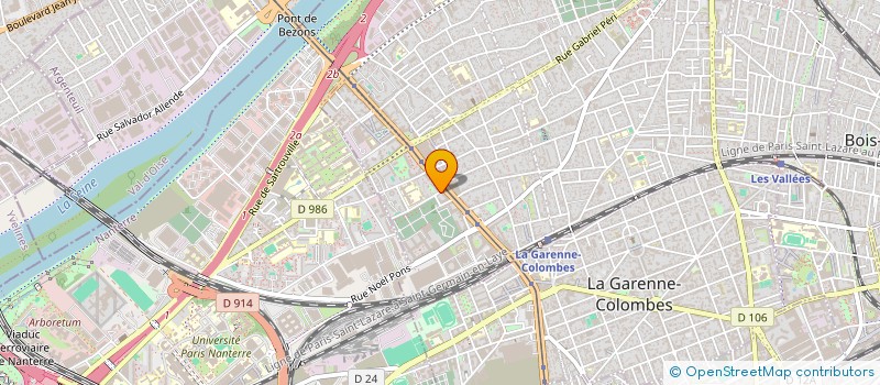 localisation de l'entreprise TRIO BAT à COLOMBES