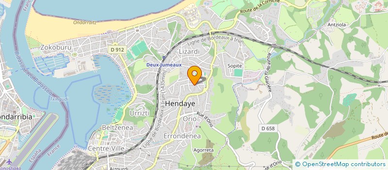 localisation de l'entreprise TRIO BLE à HENDAYE