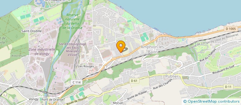 localisation de l'entreprise TRIO IMMO  PUBLIER