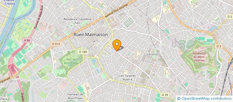 localisation de l'entreprise TRIO IMMOBILIER à RUEIL-MALMAISON