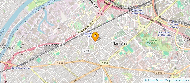 localisation de l'entreprise TRIO INGRES  NANTERRE