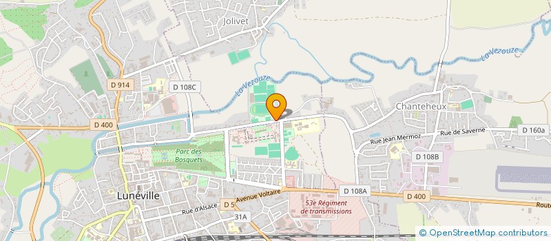 localisation de l'entreprise TRIO LOGIS  LUNEVILLE