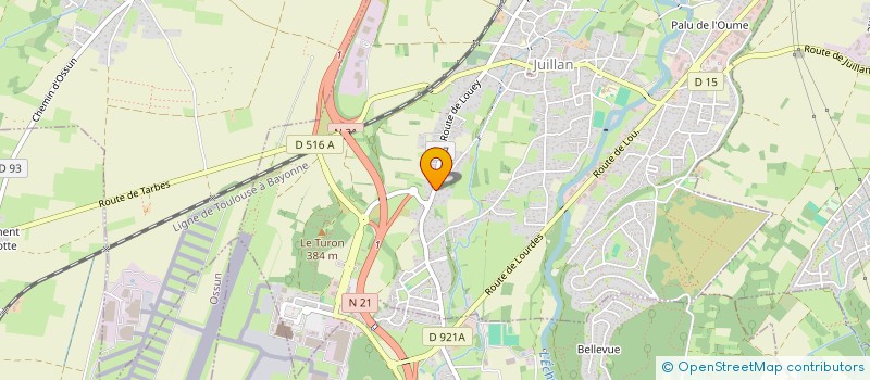 localisation de l'entreprise TRIO LOISIRS à JUILLAN