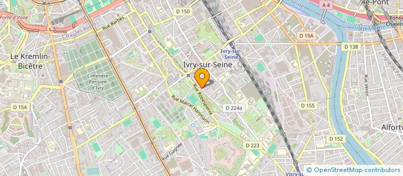 localisation de l'entreprise TRIO MARAT à IVRY-SUR-SEINE