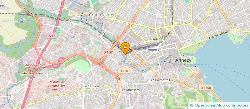 localisation de l'entreprise TRIO PLUS à ANNECY