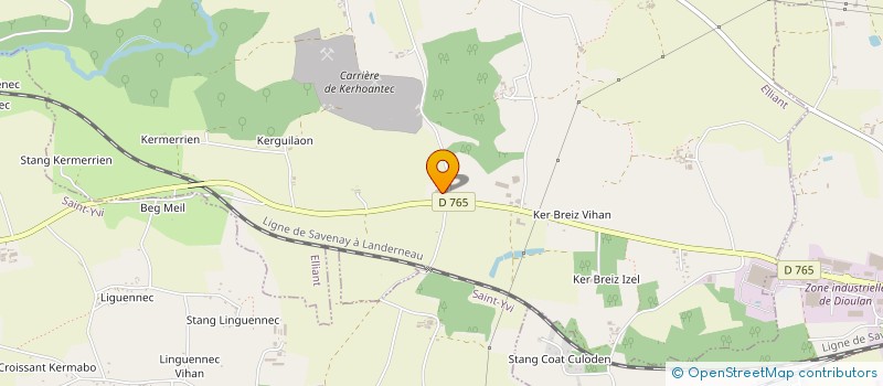 localisation de l'entreprise TRIO S'COTT ICH  ELLIANT