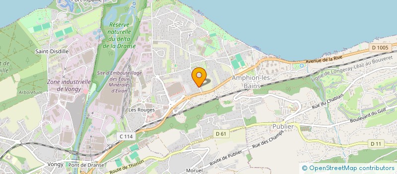 localisation de l'entreprise TRIO SERVICE  PUBLIER