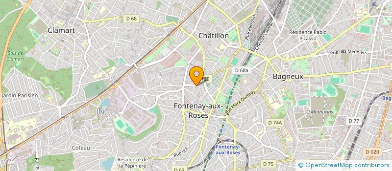 localisation de l'entreprise TRIO SERVICES à FONTENAY-AUX-ROSES