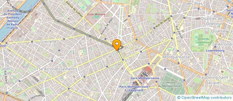 localisation de l'entreprise TRIO STARS à PARIS