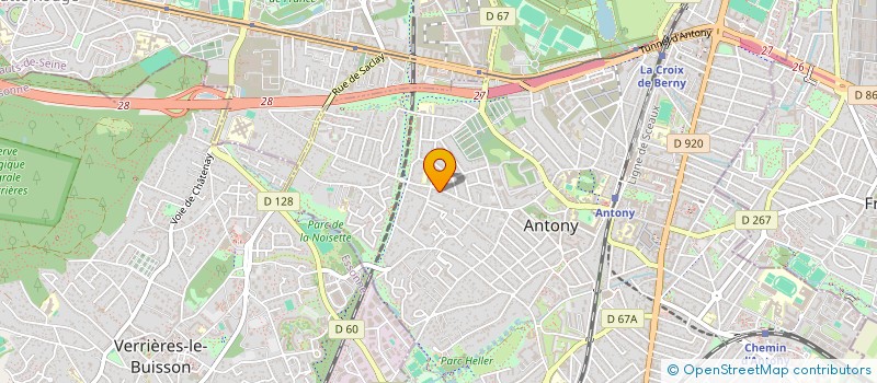 localisation de l'entreprise TRIO4BUSINESS à ANTONY