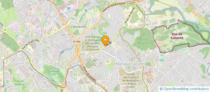 localisation de l'entreprise TRIOLOC à MONTPELLIER