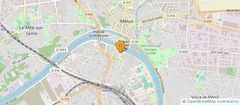 localisation de l'entreprise TRIOMPHE à MELUN