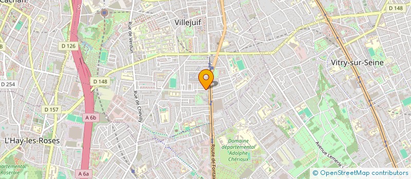 localisation de l'entreprise TRIOMPHE AUTO ECOLE à VILLEJUIF