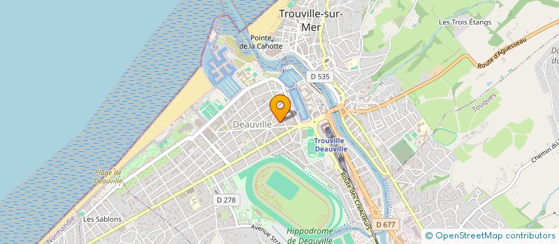 localisation de l'entreprise TRIOMPHE PATRIMOINE  DEAUVILLE