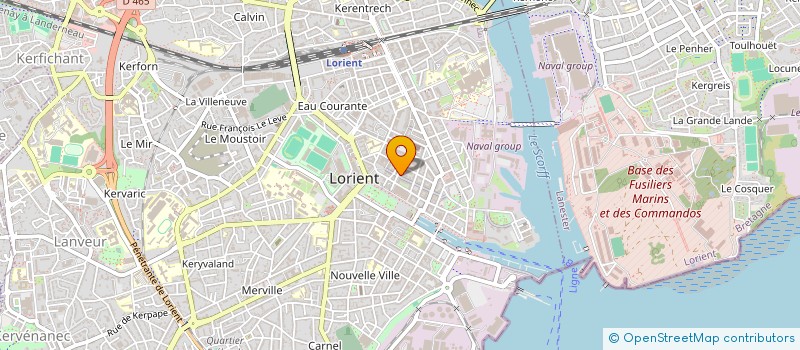 localisation de l'entreprise TRIONALIS à LORIENT