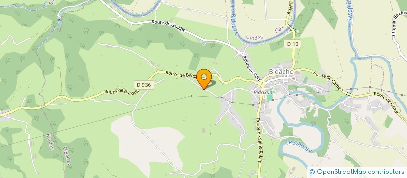 localisation de l'entreprise TRIONS SANS POLLUTION  BIDACHE