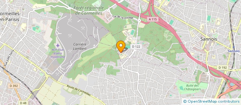 localisation de l'entreprise TRIOPRO FERMETURES à SANNOIS