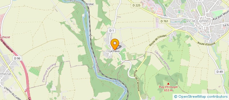 localisation de l'entreprise TRIOR  VIC-LE-COMTE