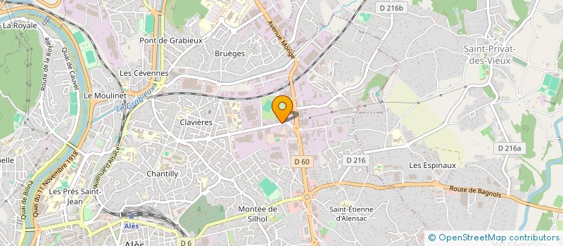 localisation de l'entreprise TRIOUILLER-SOCIETE D'EXPLOITATION à ALES