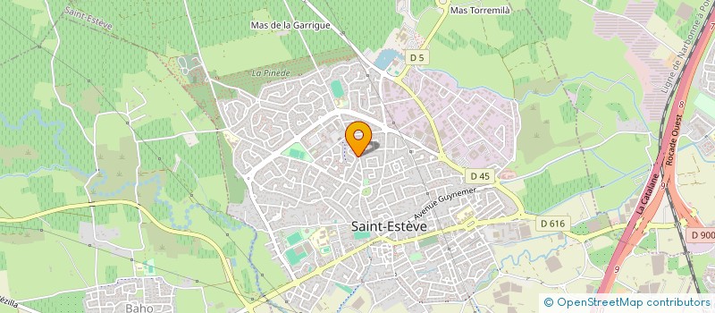 localisation de l'entreprise TRIOUX à SAINT-ESTEVE
