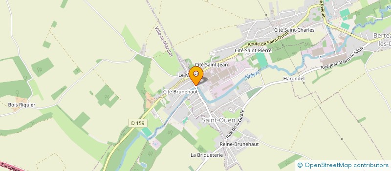 localisation de l'entreprise TRIOWORLD SAINT-OUEN à SAINT-OUEN