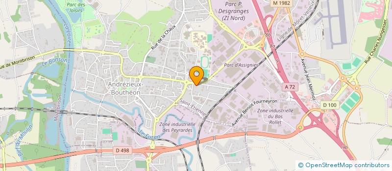 localisation de l'entreprise TRIP & DEAL  ANDREZIEUX-BOUTHEON