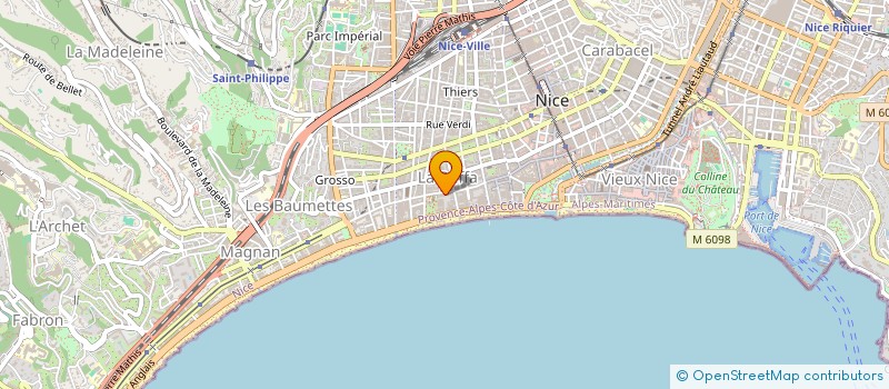 localisation de l'entreprise TRIPALEX à NICE