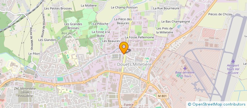localisation de l'entreprise TRIPERIE 37 à TOURS